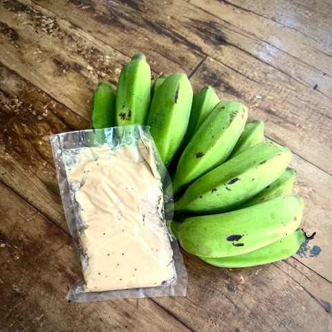 Biomassa de Banana Verde